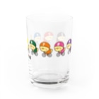 麻雀プロ競輪部の競輪ひよこ-ピヨピヨレーサー Water Glass :right