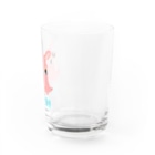 LalaHangeulの「僕はメンダコ」ハングルデザイン Water Glass :right