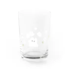 かんた🌱の花と白いの４匹 グラス右面