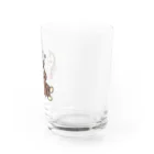 セイコウ スタンプのイラッとお猿さん　ホジホジ Water Glass :right