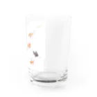 とほんSUZURI出張所の金魚10匹 Water Glass :right