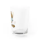 やべーべや公式SUZURIグッズのやべーべやとしゃっけ Water Glass :right