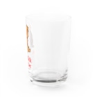 TOMOS-dogのふりむき犬（ドット）ブラタン Water Glass :right
