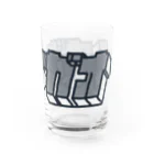 とぼけがおのhiscore tobokegao logo black Water Glass :right