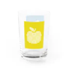 工房 クレーンの【こぎんリンゴ】シンプルなりんご Ι 黄青 Water Glass :right