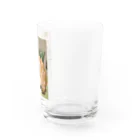 ふじちゃんの猫のまろんちゃんキーホルダー Water Glass :right