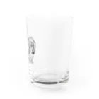 BALLPOINTのミニチュアダックスフンドちゃん Water Glass :right