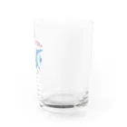 fumimicreativeのプテラノドン　80年代風レトロポップな恐竜 Water Glass :right