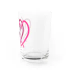 2n3n designのハート （ビッグ） Water Glass :right