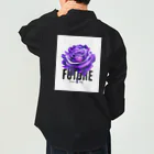 Future Starry Skyの紫色の薔薇 Work Shirt