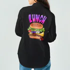 あやしいおばさん くろまめさんのランチ（チーズバーガー） Work Shirt