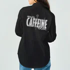 アタマスタイルの化学Tシャツ：カフェイン：コーヒー：紅茶：化学構造・分子式：科学：学問：理系 Work Shirt