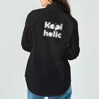 Kopi holicのKopi holic（ロゴwhite） Work Shirt