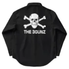 BlackRedCheeZのThe3Gunz／ "Jolly Roger" ワークシャツ