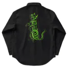 BuzzWorks - OFFICIAL GOODS STOREのYumehito / Green Cat Work Shirt