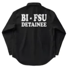 DRIPPEDのBI-FSU DETAINEE 白ロゴ ワークシャツ