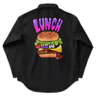 あやしいおばさん くろまめさんのランチ（チーズバーガー） Work Shirt