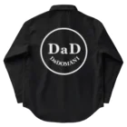 cafe-dadomaniのワンポイントDaDちゃん 顔ロゴ 黒T専用 Work Shirt