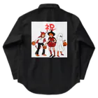 suke-maruruのハロウィン祝 Work Shirt