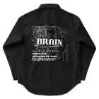 BRAIN ART RECORDSⒸのBRAIN ART RECORDS 2023 A/W WEB SHOP limited Product Work Shirt