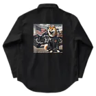 ANTARESのアメリカンライダー柴犬 Work Shirt