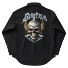 WANTED BIKERのSKULL BIKER-09 ワークシャツ