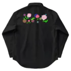 Lily bird（リリーバード）のカーネーションと水玉模様 ワークシャツ
