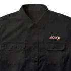 A33のワンポイント　xoxo ワークシャツ