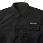 ぷにおもちSHOPのロゴウーパールーパースーパーカーブラック Work Shirt