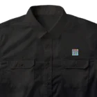 水草のサイケデリックな林 Work Shirt