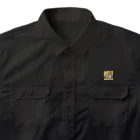 garireoのゴッホが描いたような仲良しの猫と犬 Work Shirt