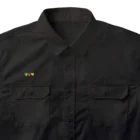 旻天堂(旧 ゆうれい星)のフィンガーサイン（両面） Work Shirt