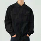 レイにーの忍び歩きシンプル白猫 Work Shirt