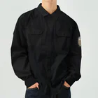 LalaHangeulのミミズクさん　ハングルデザイン Work Shirt