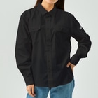 “すずめのおみせ” SUZURI店のボサ毛 Work Shirt