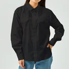 紫胡蝶の闘牛　Wh（背面） Work Shirt