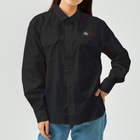 ヤママユ(ヤママユ・ペンギイナ)のふたごのイワトビペンギン(キタ) Work Shirt