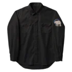 LalaHangeulのアフリカゾウさん　ハングルバージョン Work Shirt