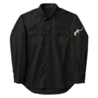 LalaHangeulのJapanese gecko(ニホンヤモリ)　英語デザイン Work Shirt