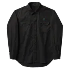 水草のサイバーな都市の地図 Work Shirt