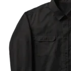 紫胡蝶の闘牛　Wh（背面） Work Shirt