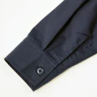 office SANGOLOWの南満州鉄道黒丸ロゴ Work Shirt