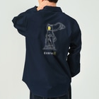 TM-3 Designの彫刻 × BEER（サモトラケのニケ）白線画 Work Shirt