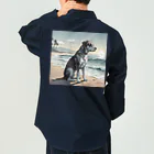 studio eizoのおいら波乗り🐕犬サーファー🏄 Work Shirt