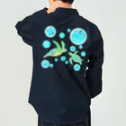 LalaHangeulの海亀さん　ハングルデザイン ワークシャツ