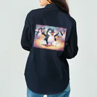 MistyStarkのペンギンダンス Work Shirt