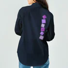 つきしょっぷの紫色の四角形 Work Shirt
