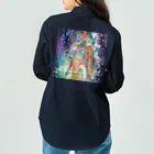 💖宇宙整体♪🌈♪こころからだチャンネル♪💖のConsciousness connects mind and body to space Work Shirt