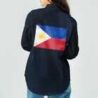 お絵かき屋さんのフィリピンの国旗 Work Shirt
