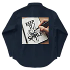 sagaのKeep it Simple ワークシャツ